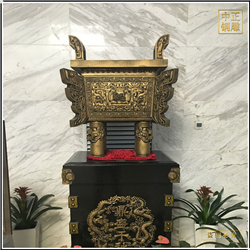 四方銅鼎工藝品、